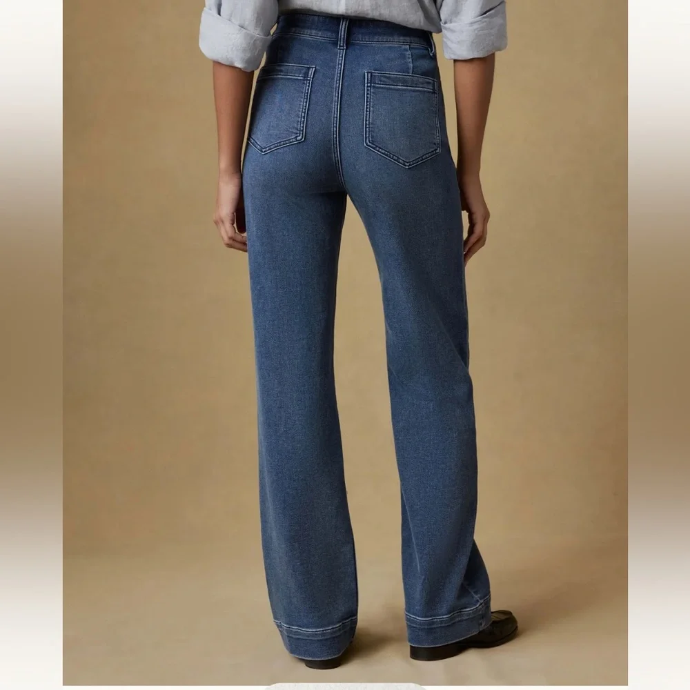 Faherty Stretch Terry Patch Pocket Pant Jeans - Picture 7 of 7
